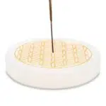 Seelenstein-Räucherstäbchenhalter-Selenit-Blume-des-Lebens1 Seelenstein-Räucherstäbchenhalter-Selenit-Blume-des-Lebens