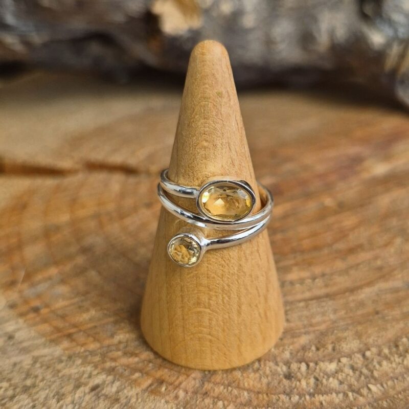 Seelenstein-Ring-2er-Citrin-Silber