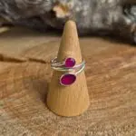 Seelenstein-Ring-2er-Rubin-Silber
