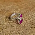 Seelenstein-Ring-2er-Rubin-Silber