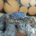 Seelenstein-Ring-Amethyst-oval-versilbert