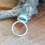 Seelenstein-Ring-Angelit-Silber