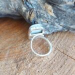 Seelenstein-Ring-Howlith-Silber