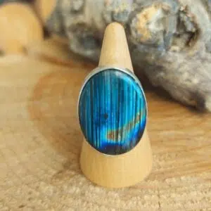 Seelenstein-Ring-Labradorit