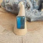 Seelenstein-Ring-Labradorit