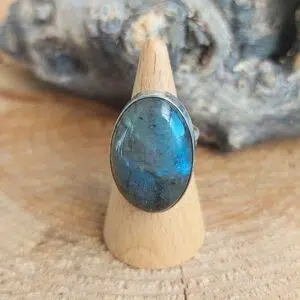 Seelenstein-Ring-Labradorit