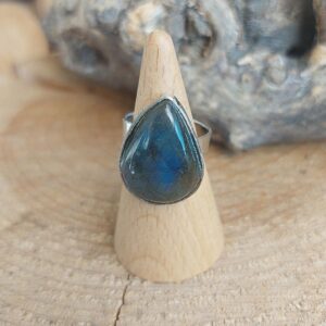 Seelenstein-Ring-Labradorit