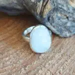 Seelenstein-Ring-Mondstein-Silber