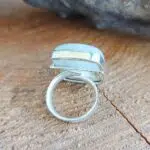 Seelenstein-Ring-Mondstein-Silber