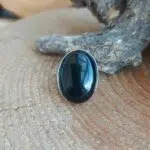 Seelenstein-Ring-Obsidian-oval-versilbert