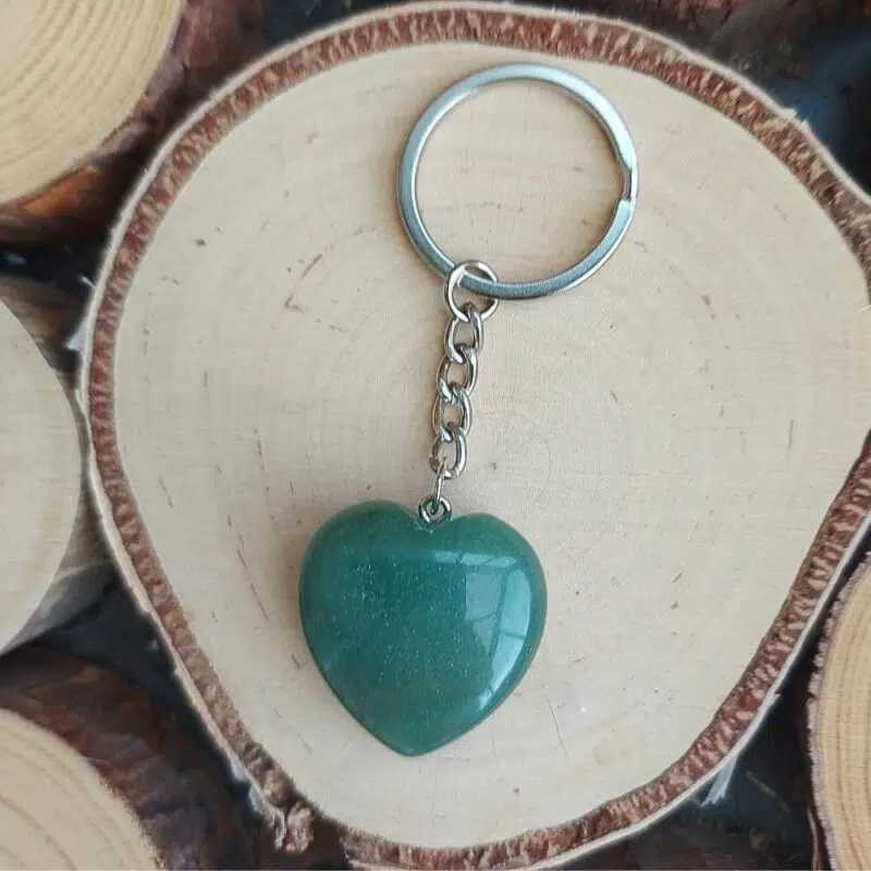 Seelenstein-Schlüsselanhänger-Aventurin-gruen-Herz