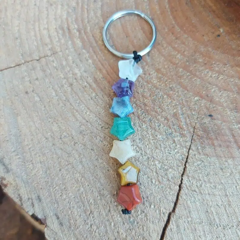 Seelenstein-Schlüsselanhänger-Chakra-Sterne1