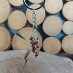 Seelenstein-Schlüsselanhänger-Jaspis-rot-Chips