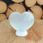 Seelenstein-Selenit-Herz-Stand