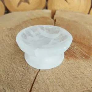 Seelenstein-Selenit-Kugelständer