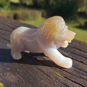 Seelenstein-Spezialstein-Achat-Löwe