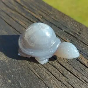 Seelenstein-Spezialstein-Achat-Schildkröte