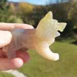 Seelenstein-Spezialstein-Achat-Wolf