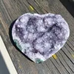 Amethyst Herz, Heilstein in Lila