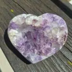 Amethyst Herz, Heilstein in Lila