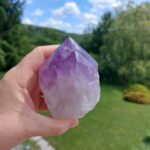 Seelenstein-Spezialstein-Amethyst-Spitze-halbpoliert