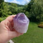 Seelenstein-Spezialstein-Amethyst-Spitze-halbpoliert