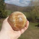 Seelenstein-Spezialstein-Aragonit-Kugel