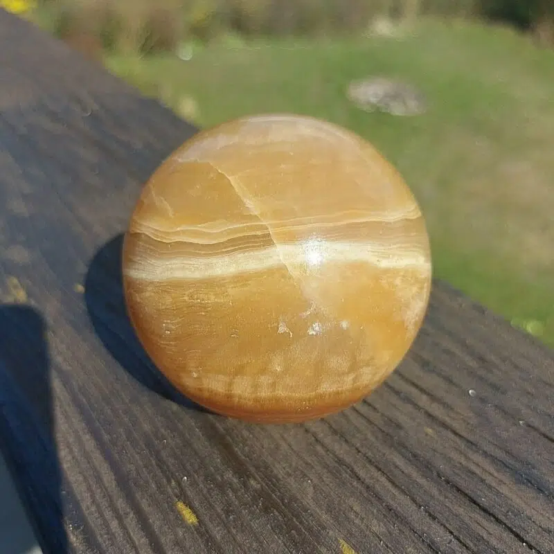 Seelenstein-Spezialstein-Aragonit-Kugel