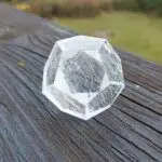 Seelenstein-Spezialstein-Bergkristall-Dodekaeder