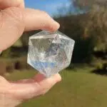 Seelenstein-Spezialstein-Bergkristall-Ikosaeder