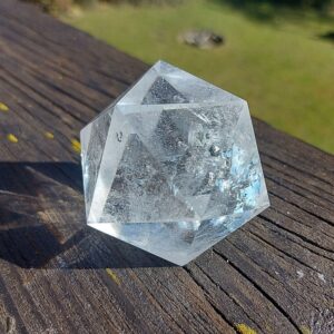 Seelenstein-Spezialstein-Bergkristall-Ikosaeder