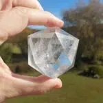 Seelenstein-Spezialstein-Bergkristall-Ikosaeder