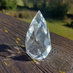 Seelenstein-Spezialstein-Bergkristall-Kegel-klein