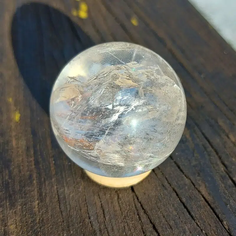 Seelenstein-Spezialstein-Bergkristall-Kugel