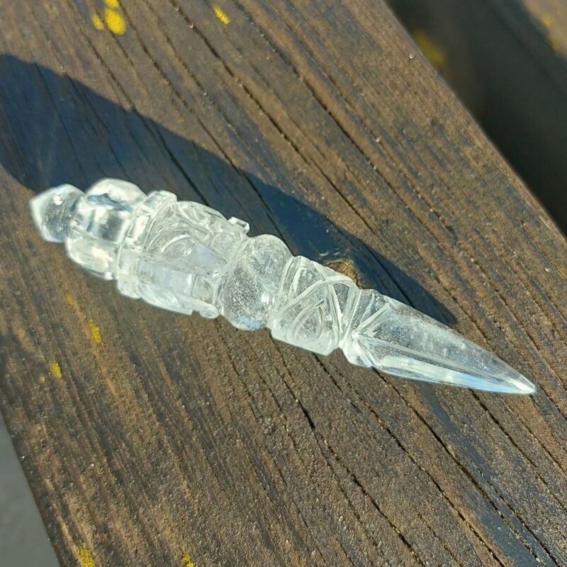 Seelenstein-Spezialstein-Bergkristall-Phurba