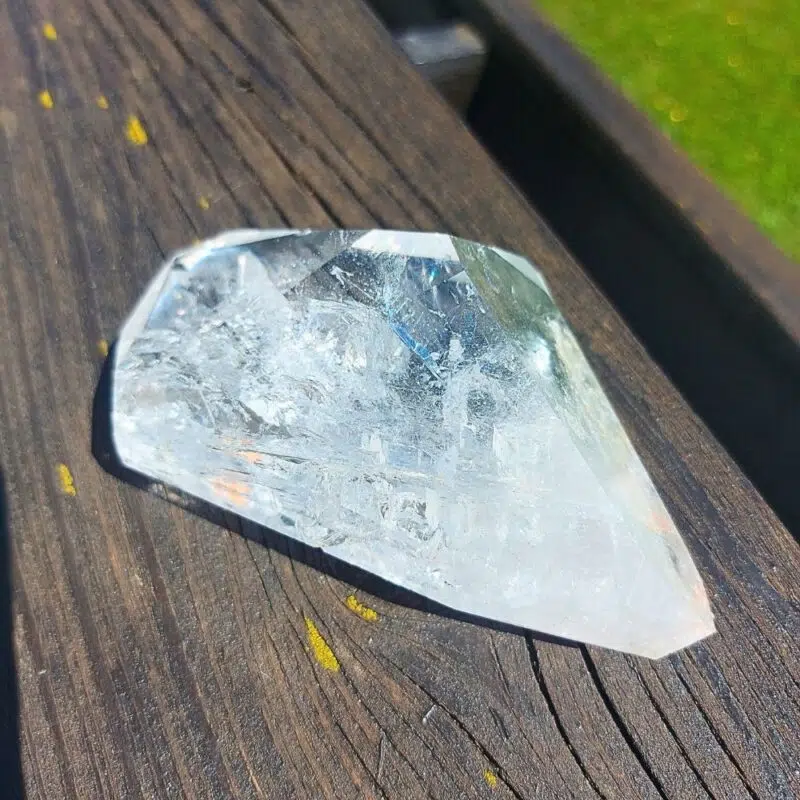 Seelenstein-Spezialstein-Bergkristall-Prisma-Einschlüsse