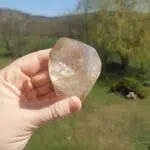 Seelenstein-Spezialstein-Bergkristall-Rutil-Prisma