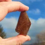 Seelenstein-Spezialstein-Bergkristall-Rutil-Stück