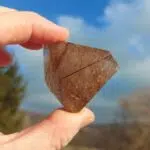 Seelenstein-Spezialstein-Bergkristall-Rutil-Stück