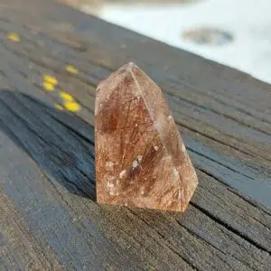 Seelenstein-Spezialstein-Bergkristall-Rutil-Stück