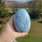 Seelenstein-Spezialstein-Calcit-blau-Freiform