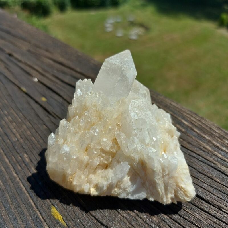 Seelenstein-Spezialstein-Candle-Quartz-Cluster