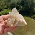Seelenstein-Spezialstein-Candle-Quartz-Cluster