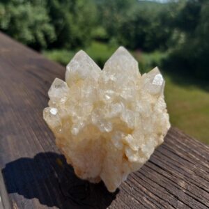 Seelenstein-Spezialstein-Candle-Quartz-Cluster