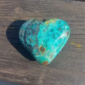 Seelenstein-Spezialstein-Chrysokoll-Herz