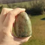 Seelenstein-Spezialstein-Chrysopras-Freiform