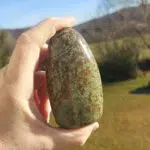 Seelenstein-Spezialstein-Chrysopras-Freiform