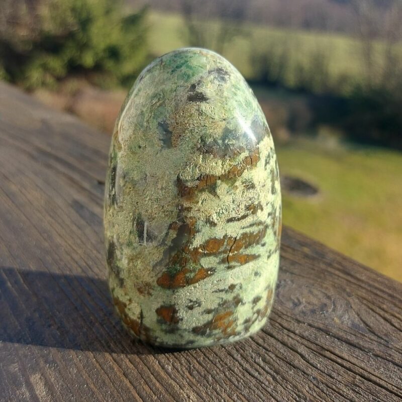 Seelenstein-Spezialstein-Chrysopras-Freiform