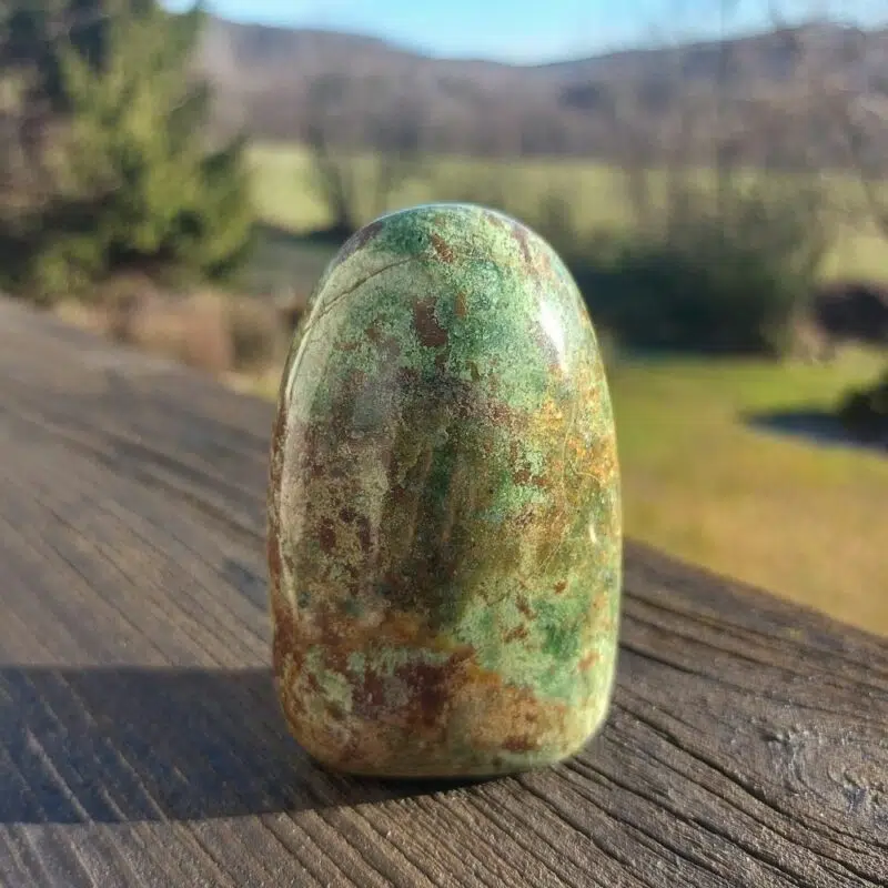 Seelenstein-Spezialstein-Chrysopras-Freiform