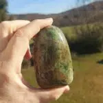 Seelenstein-Spezialstein-Chrysopras-Freiform